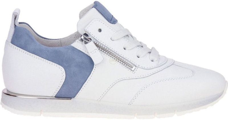 Gabor - Weiss Casual Sports Sneakers - Wit - Leer