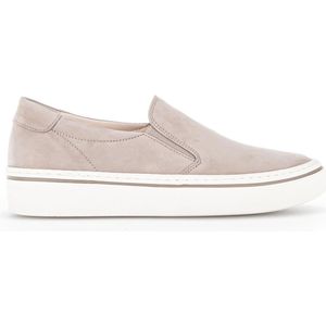 Gabor, Schoenen, Dames, Beige, 37 EU, Suède, Beige Suède Instap Sneakers