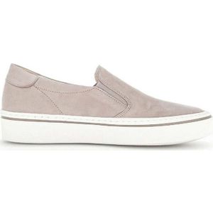 Gabor, Schoenen, Dames, Beige, 39 EU, Suède, Beige Suède Instap Sneakers