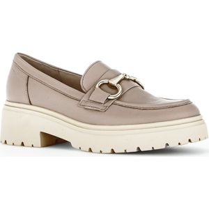 Gabor - Beige Leren Loafers