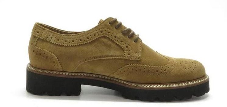 Gabor - 95.244 Veterschoenen - Kleur Lion - Materiaal Schw./Cogn.