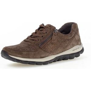 Gabor Rollingsoft Veterschoen Taupe Nubuck 96.968.61