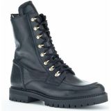 Gabor Veterboots Dames / Laarzen / Damesschoenen - Leer  - 92.723.57 - Zwart - Maat  39