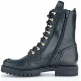 Gabor Veterboots Dames / Laarzen / Damesschoenen - Leer  - 92.723.57 - Zwart - Maat  39