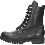 Gabor Veterboots Dames Laarzen Damesschoenen - Leer - 92 723 - Zwart