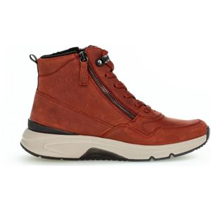 Gabor, Rollingsoft Dames Wandelsneaker Rood, Dames, Maat:37 EU