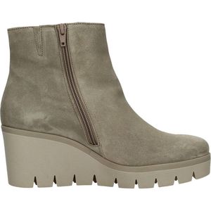 Gabor Enkellaarsjes Dames / Laarzen / Damesschoenen - Suède - 94.780.12 - Beige - Maat 42