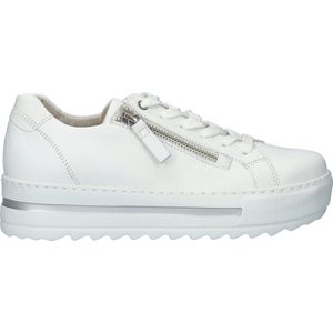 Gabor 498 Lage sneakers - Leren Sneaker - Dames - Wit - Maat 43