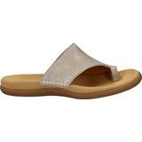 Gabor - Dames Teenslipper - Goud - Suède - Leer