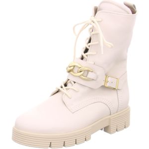 Gabor Veterboots Dames / Laarzen / Damesschoenen - Leer - 92.743.60 - Wit - Maat 41