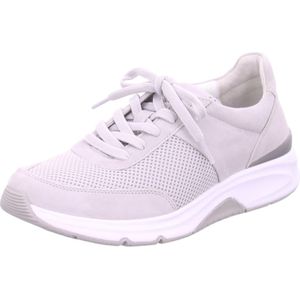 Gabor Low-Top sneakers voor dames, lage schoenen, uitneembaar voetbed, grijs lichtgrijs, 38.5 EU