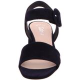 Sandalen - Effen - Leer/Suède - Velcro Sluiting - Blokhak