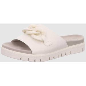 Gabor -Dames - off-white-crÈme-ivoorkleur - slippers & muiltjes - maat 42