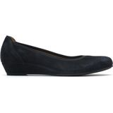 Gabor blauw suede sleehak pump art.02.690 46 maat 7/40.5