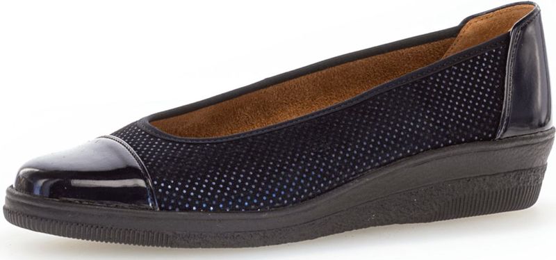 Gabor - 06.402.86 - Instappers - Blauw - Suède - Lichtgewicht Zool