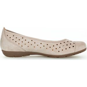 Gabor, Comfortabele ballerina`s Beige, Dames, Maat:40 EU