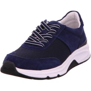 Gabor Rollingsoft Sneakers blauw Textiel - Dames - Maat 37
