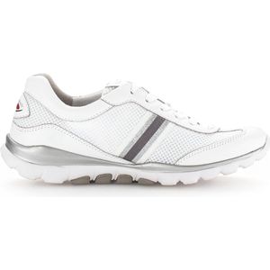 Gabor rollingsoft sensitive 26.966.51 - dames rollende wandelsneaker - wit - maat 43 (EU) 9 (UK)