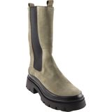 Gabor - Middenhoge Laarzen - Groen - Nubuck - Ruime Pasvorm