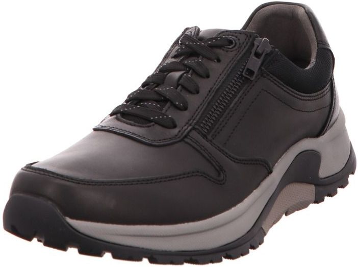 Pius Gabor - Rollingsoft Sensitive - Heren Wandelsneaker - Zwart - Flexibel Design