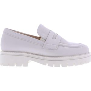 Mocassins - Effen - Imitatieleder - Slip-On - Blokhak
