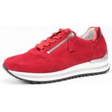 Gabor - 528 - Lage Sneakers - Rood - Comfort Collectie