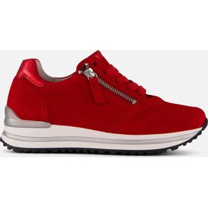 Gabor - 528 - Lage Sneakers - Rood - Comfort Collectie