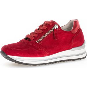 Gabor 528 Lage sneakers - Dames - Rood - Maat 40,5