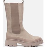 Ziengs - Chelsea Boots - Beige - Nubuck/Textiel/Rubber