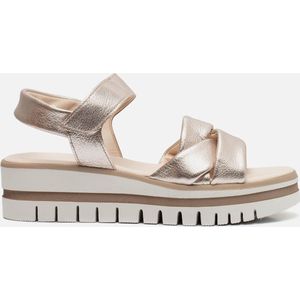 Gabor Sandalen goud Leer - Dames