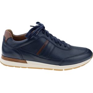 Gabor, Schoenen, Heren, Blauw, 40 1/2 EU, Leer, leren heren sneakers