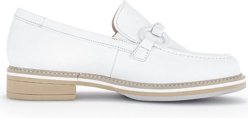 Gabor - 22.461.50 - Dames Pump - Wit - Leer - Comfortabele Loafer