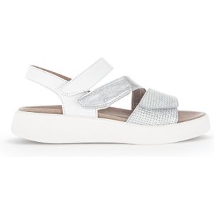 Gabor, Schoenen, Dames, Veelkleurig, 39 EU, Multicolor leren sandalen