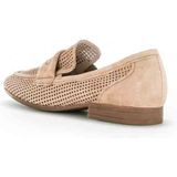 Gabor - Instappers - Beige - Suede - Leer Voering - Rubber Zool