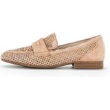 Gabor - Instappers - Beige - Suede - Leer Voering - Rubber Zool