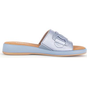 Gabor -Dames - turquoise - slippers & muiltjes - maat 38.5