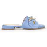 Gabor Slippers blauw Suede - Dames - Maat 39