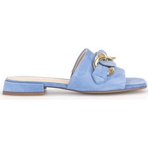 Gabor Slippers blauw Suede - Maat 41.5