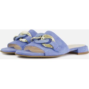 Gabor - Slippers - Blauw - Suede - Dames