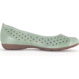 Gabor 24.169.33 - dames ballerina - groen - maat 37 (EU) 4 (UK)