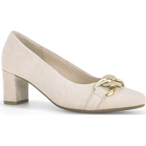 Gabor, Stijlvolle Roze Suede Pumps Beige, Dames, Maat:40 EU