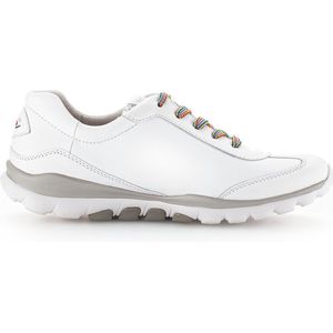Gabor rollingsoft sensitive 26.965.50 - dames rollende wandelsneaker - wit - maat 42 (EU) 8 (UK)