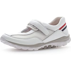 Gabor, Schoenen, Dames, Wit, 40 EU, Witte Textiel Sneaker Hybrid Velcro