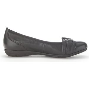 Gabor, Comfortabele Lichtgewicht Ballerina Schoen Zwart, Dames, Maat:37 1/2 EU