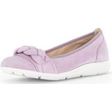 Gabor - 24.173.13 - Dames Ballerina - Roze - Textiel - Leren Inzetstukken