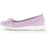 Gabor - 24.173.13 - Dames Ballerina - Roze - Textiel - Leren Inzetstukken