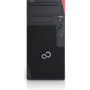 Fujitsu - ESPRIMO P6012 - Desktop - Zwart, Rood - Intel Core i5, 8 GB, 256 GB SSD, Windows 11 Pro