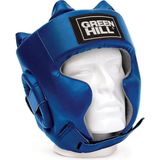 Green Hill Sparring Hoofdbeschermer - Kunstleer - Blauw - M