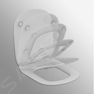 kielle Arkas I - Hangend toilet met Softclose toiletbril, Rimless, mat zwart 30111040