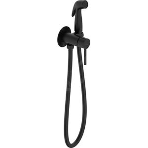 kielle Oudee - Set van inbouw mengkraan met bidetdouche, mat zwart 10402204